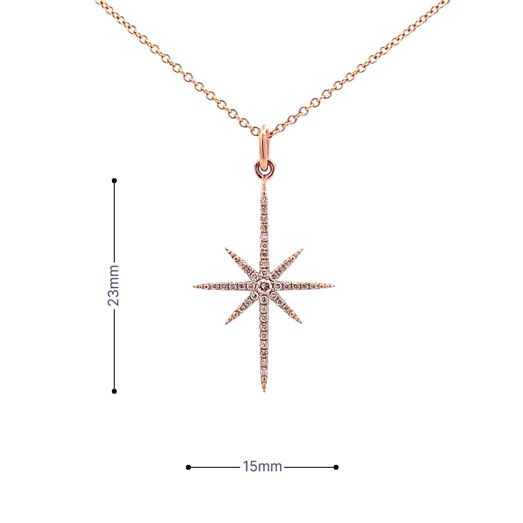 Diamond Northstar Pendant(0.15ct) - dagatchi.com
