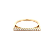 14K Gold Diamond  Linear Brilliance Ring(0.13ct-0.19ct) - dagatchi.com