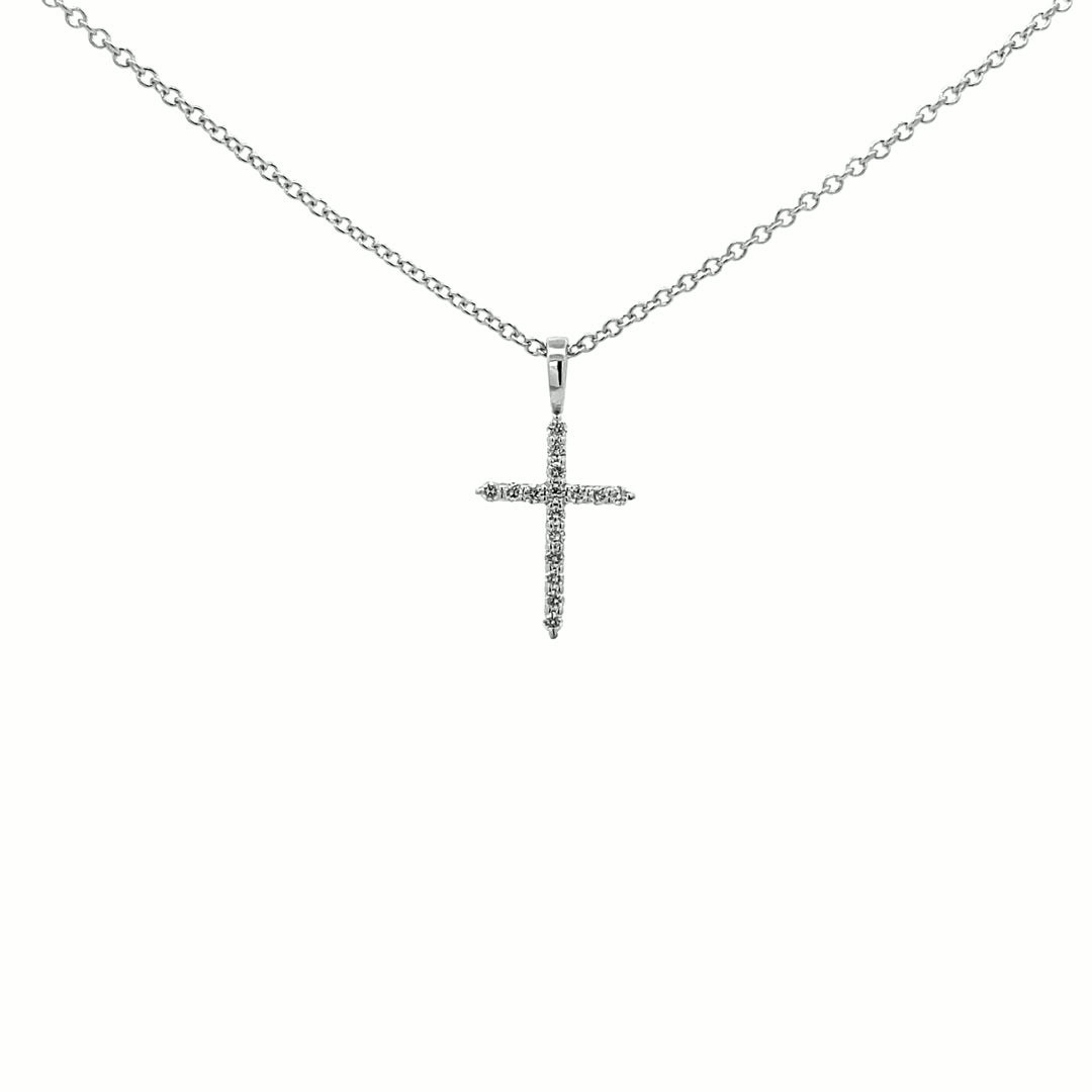 Diamond Cross Pendant(0.10ct) - dagatchi.com