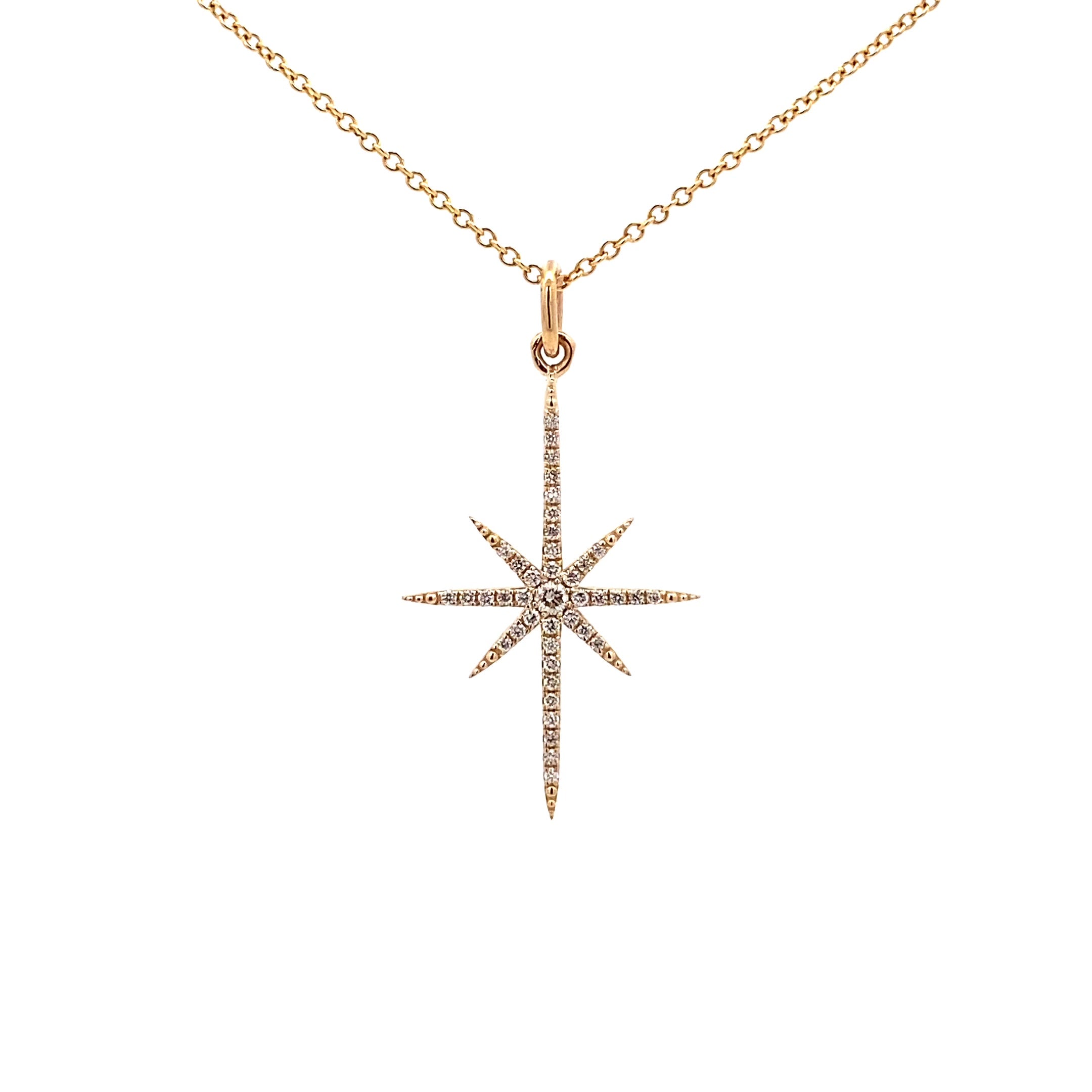 Diamond Northstar Pendant(0.15ct) - dagatchi.com