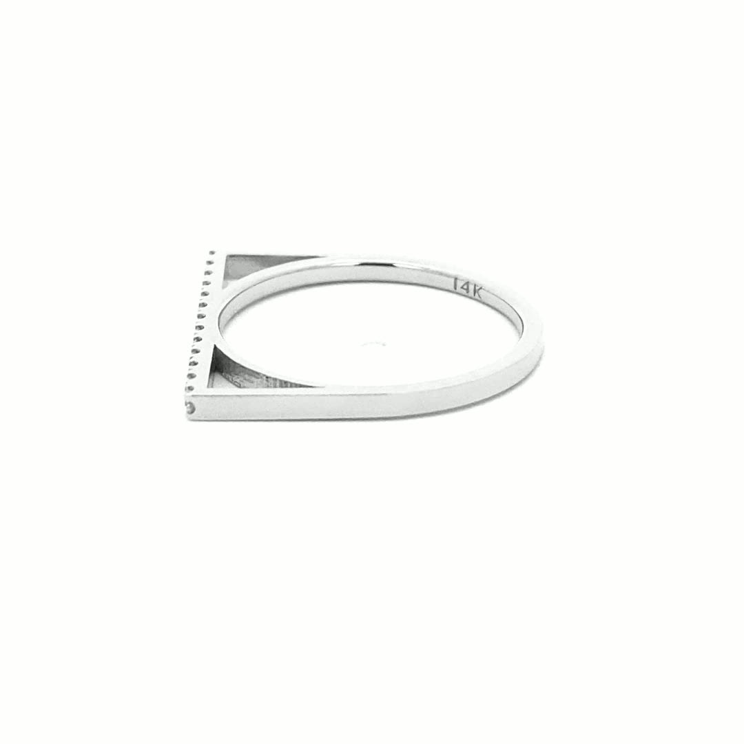 14K Gold Diamond  Linear Brilliance Ring(0.13ct-0.19ct) - dagatchi.com