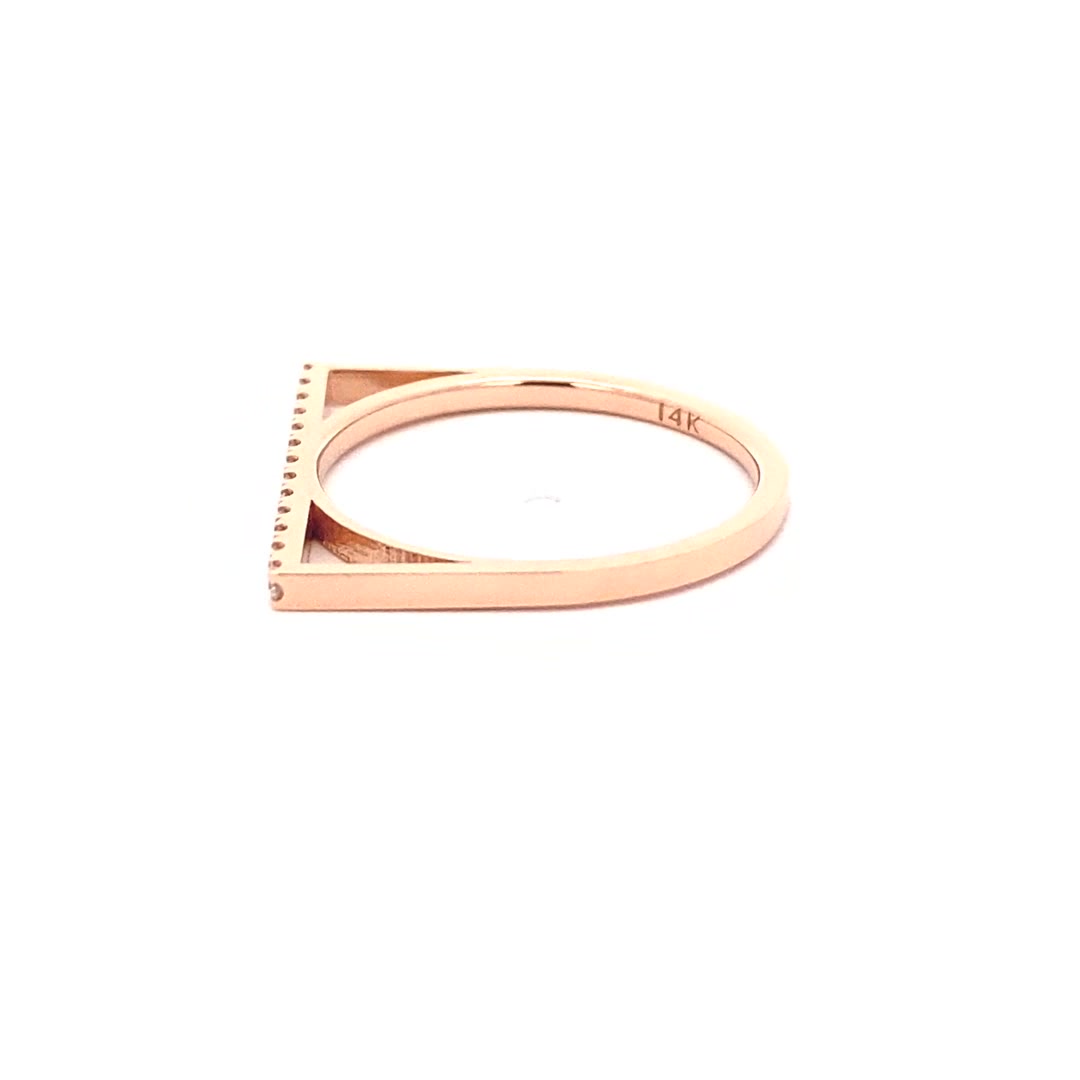 14K Gold Diamond  Linear Brilliance Ring(0.13ct-0.19ct) - dagatchi.com