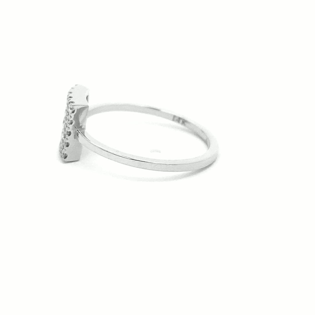 14K Gold Diamond Rectangle Dazzle Ring(0.30ct) - dagatchi.com