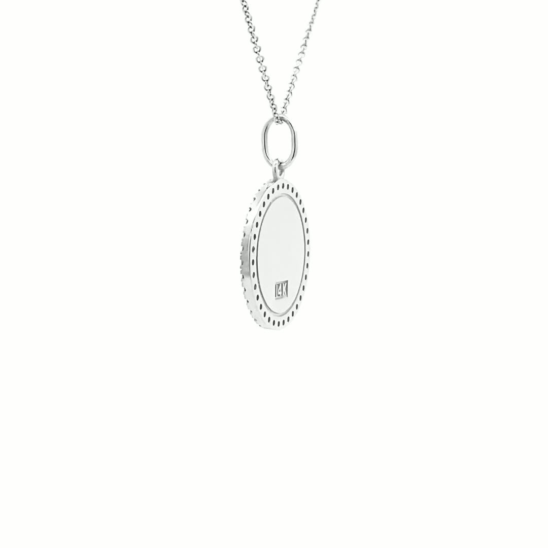 14K Gold 18mm Zodiac Sign Taurus Diamond  Pendants(0.45ct) - dagatchi.com