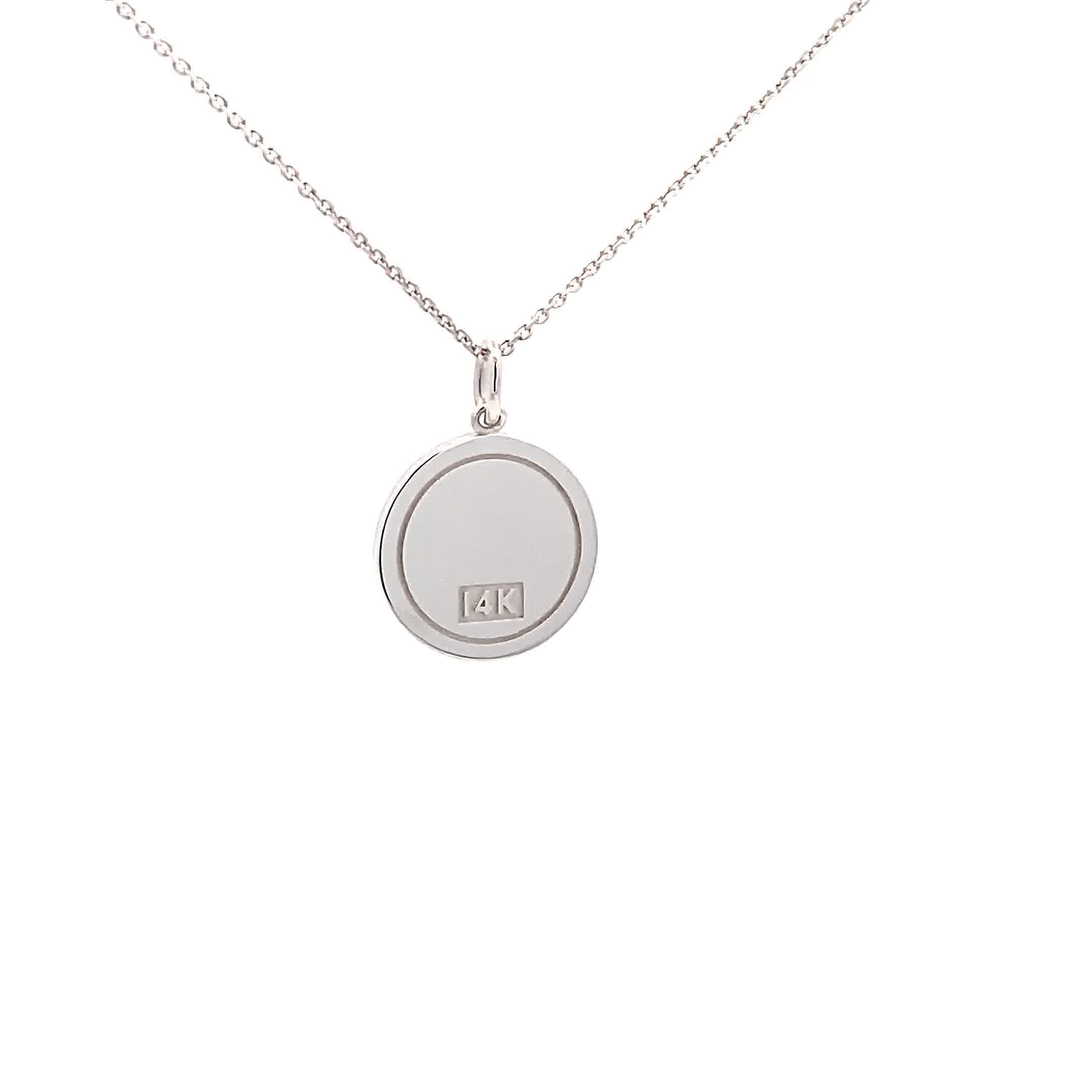 14K  Gold 13mm Zodiac Sign Aries Pendant - dagatchi.com