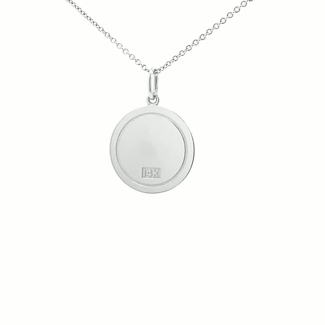14K  Gold 18mm Zodiac Sign Sagittarius Pendant - dagatchi.com