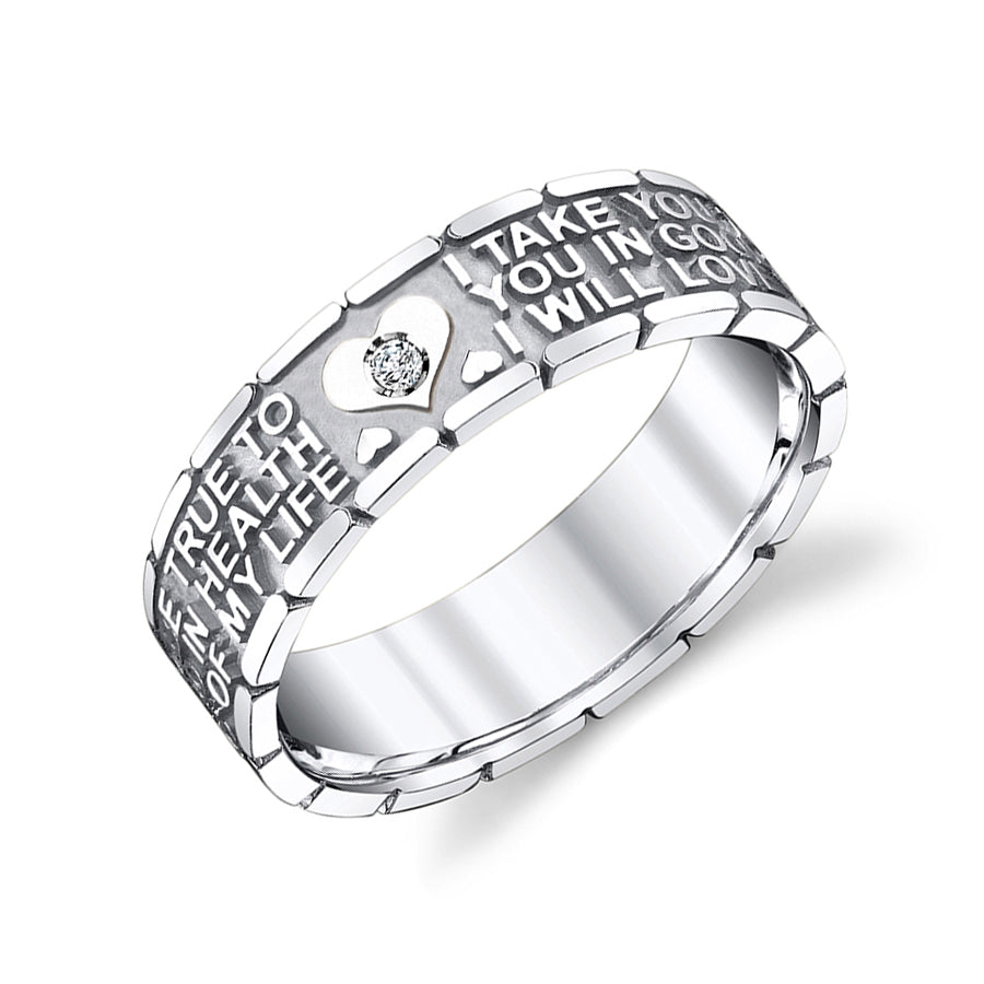 14K Gold Endless Love Ring for Women(0.03ct) - dagatchi.com