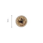 14K Gold 18mm Diamond Zodiac Sign Sagittarius Ring(0.45ct) - dagatchi.com